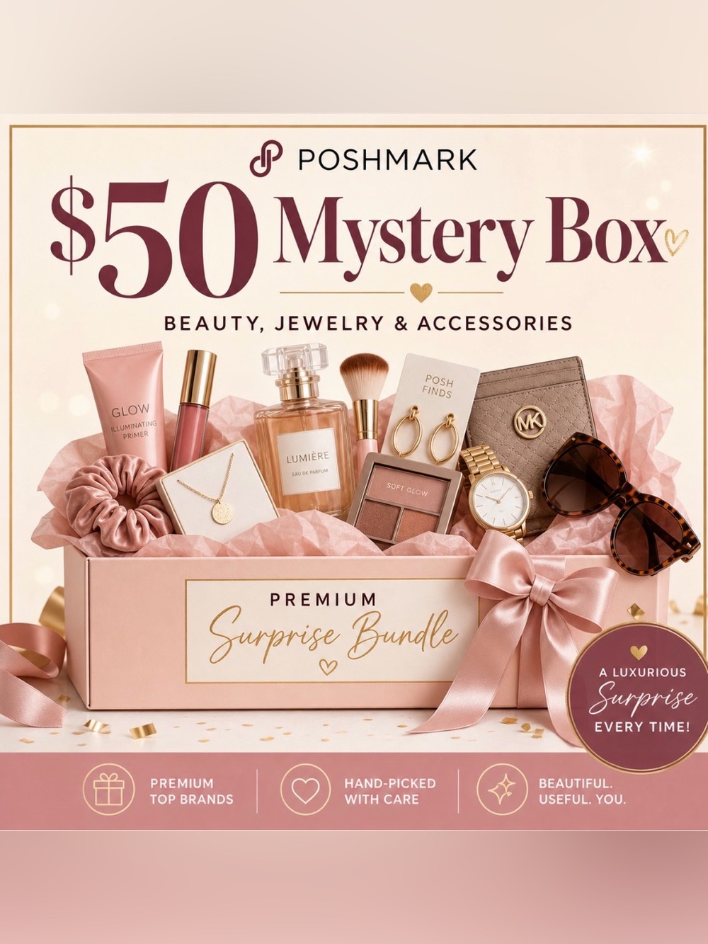 💎 Treat Yourself Mystery Box 💎 Makeup, Jewelry & Accessories